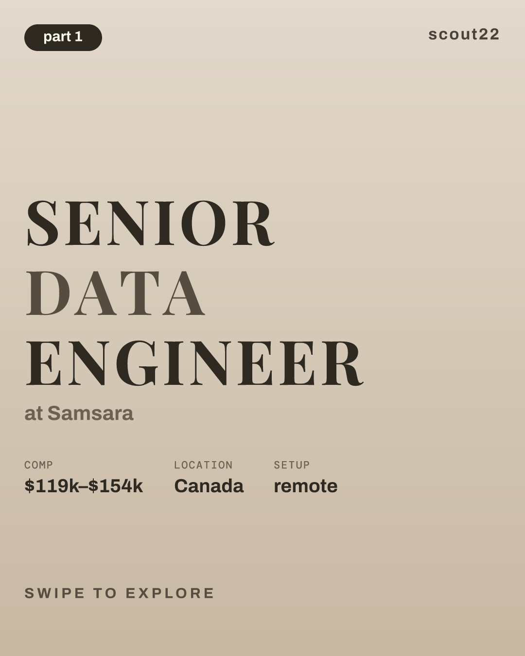 Senior Data Engineer at Samsara