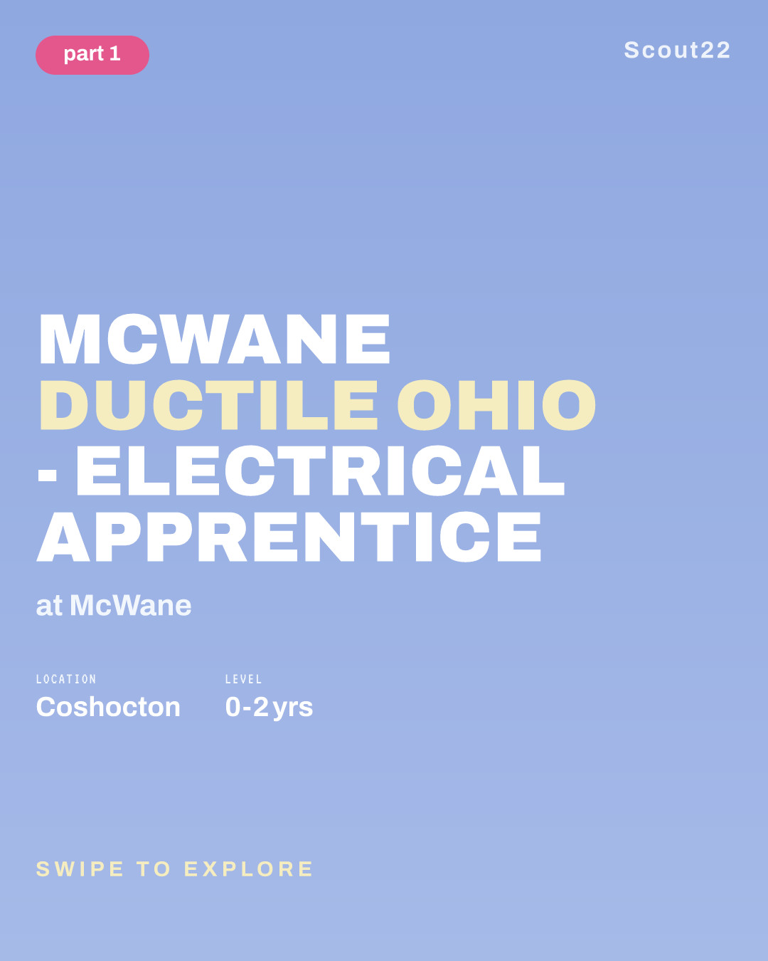 McWane Ductile Ohio - Electrical Apprentice at McWane