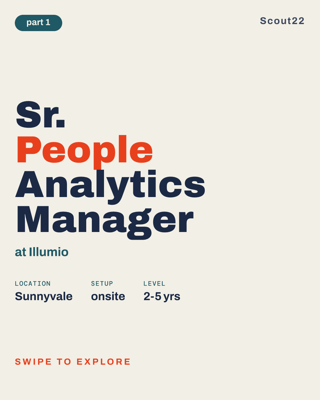 Sr. People Analytics Manager at Illumio