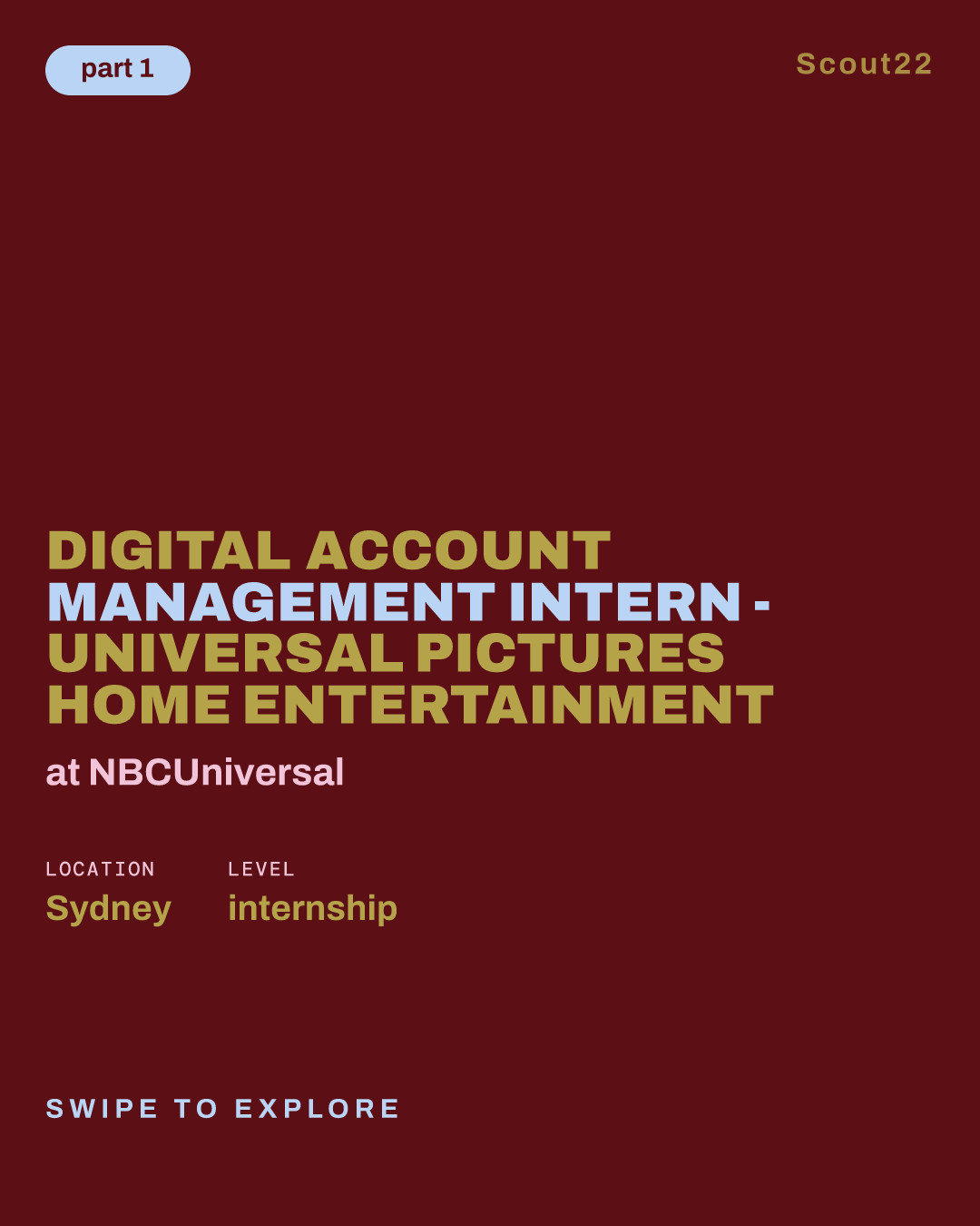 Digital Account Management Intern - Universal Pictures Home Entertainment at NBCUniversal