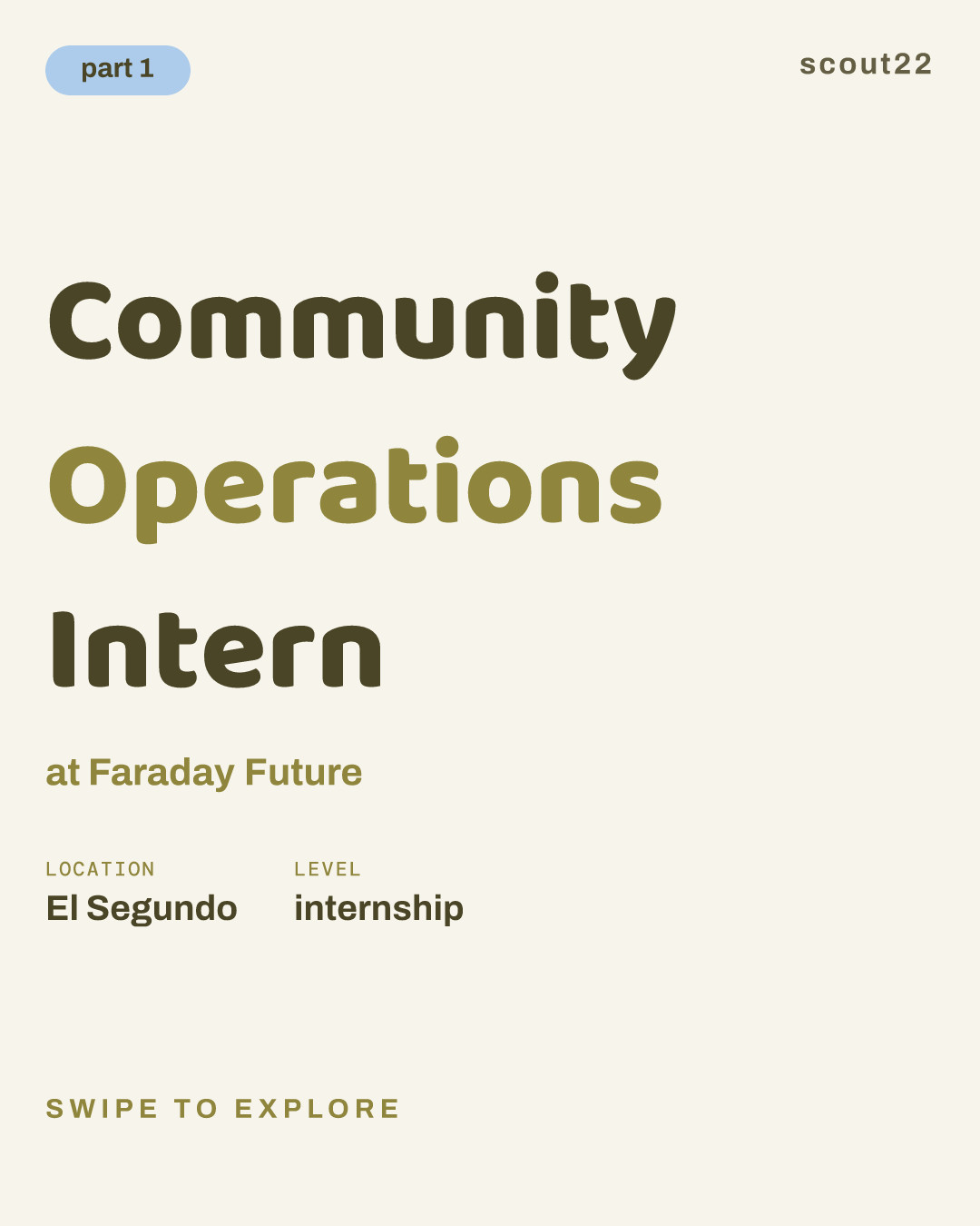 Community Operations Intern at Faraday Future