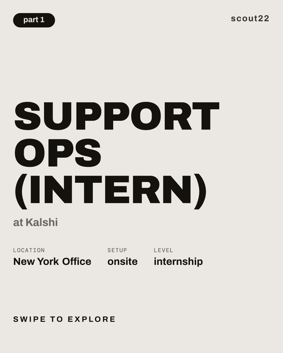 Support Ops (Intern) at Kalshi