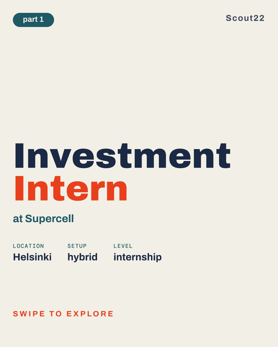 Investment Intern at Supercell