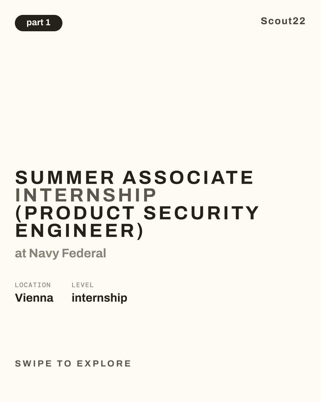 Summer Associate Internship (Product Security Engineer) at Navy Federal