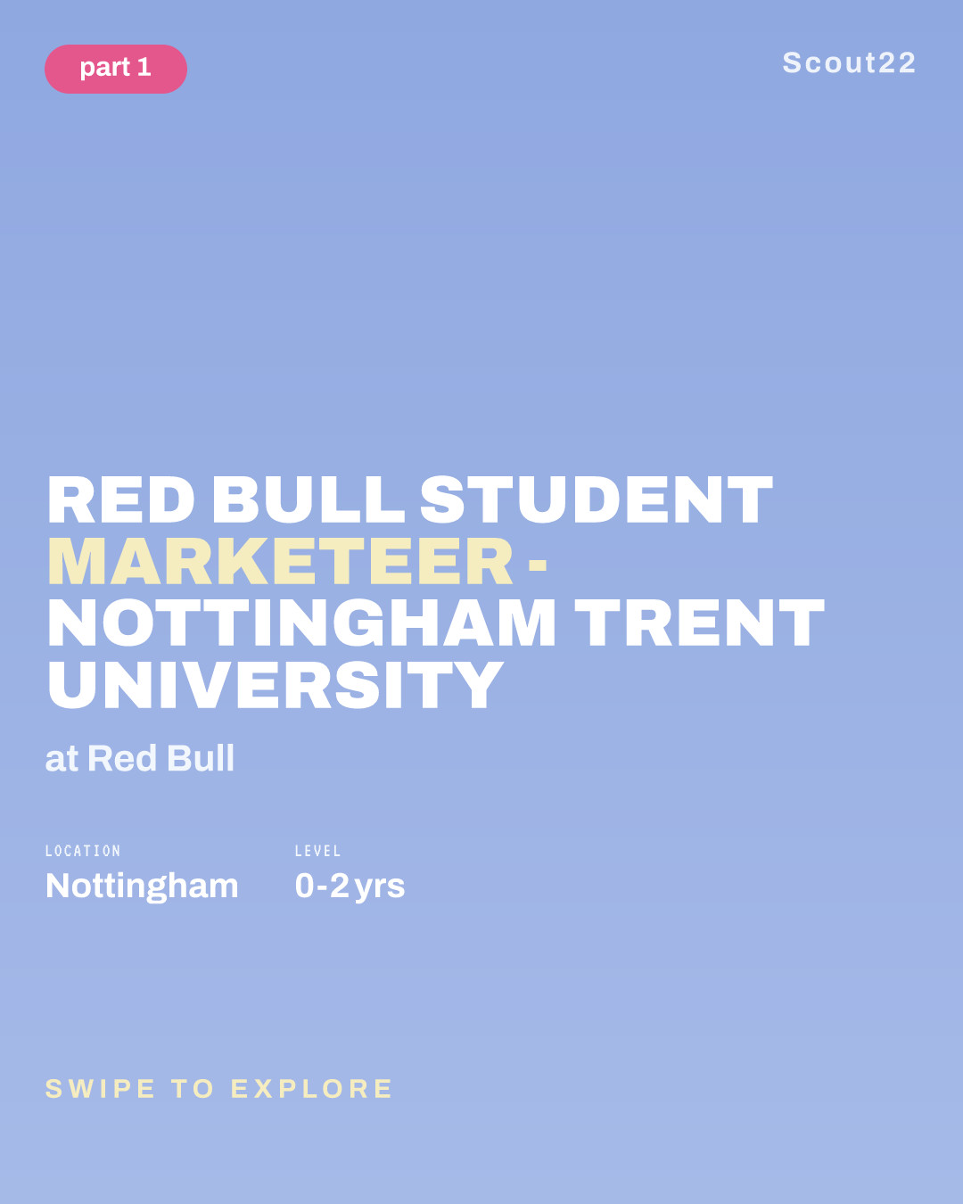 Red Bull Student Marketeer - Nottingham Trent University at Red Bull
