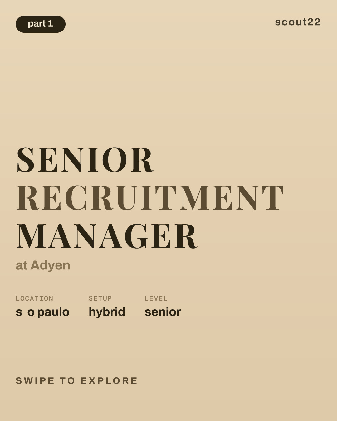 Senior Recruitment Manager at Adyen