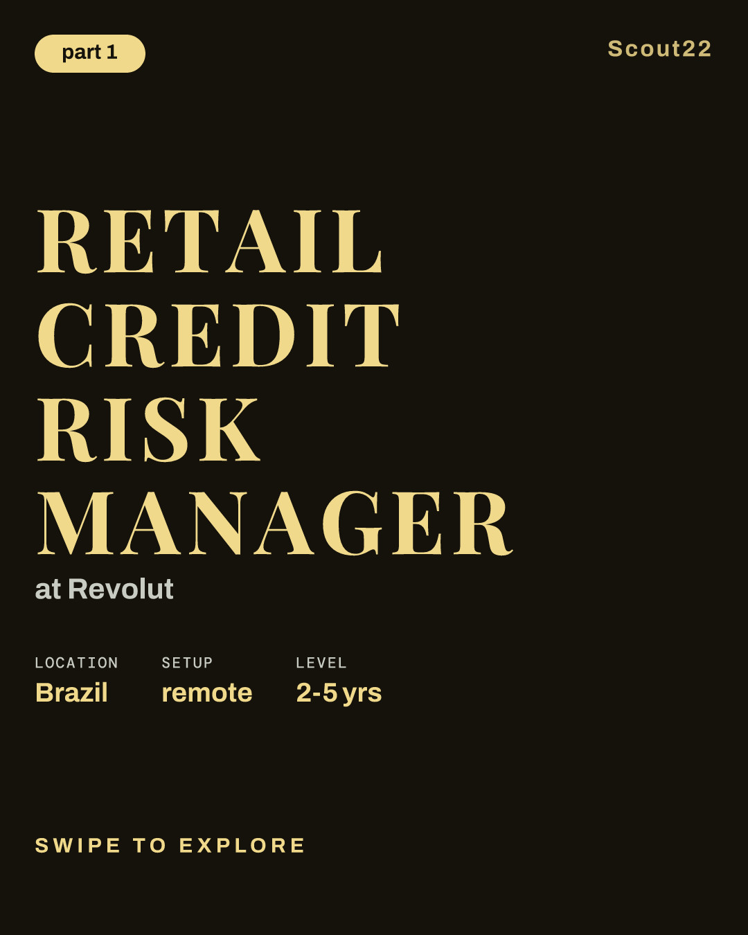Retail Credit Risk Manager at Revolut