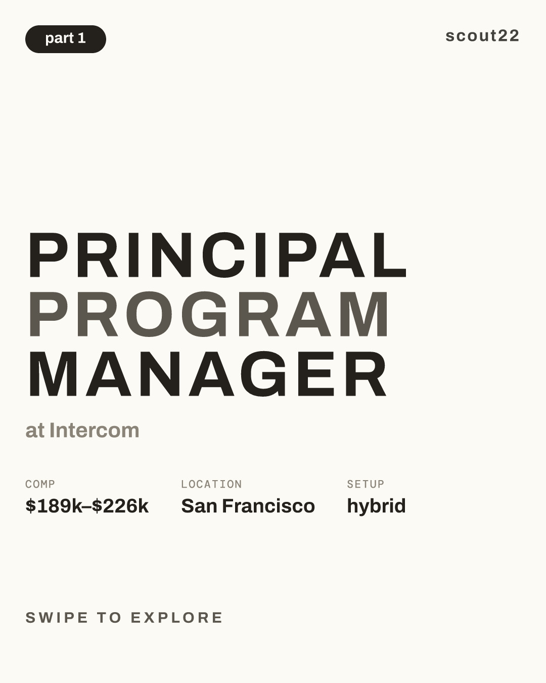 Principal Program Manager at Intercom