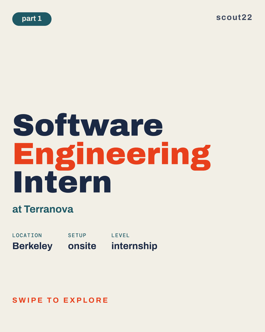 Software Engineering Intern at Terranova