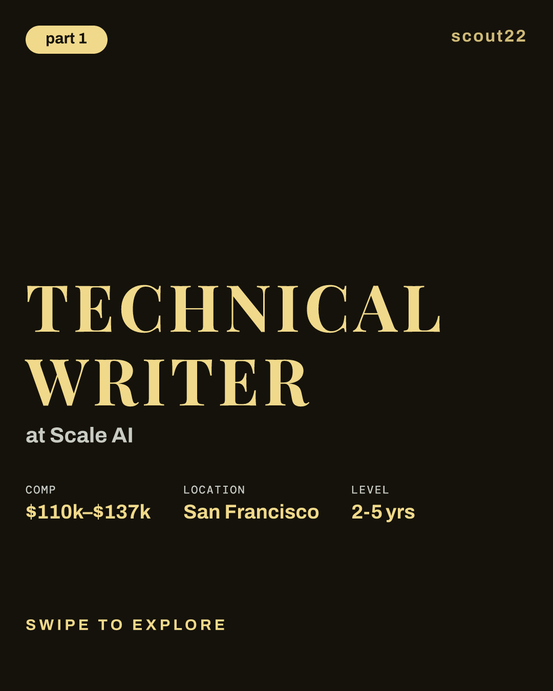 Technical Writer at Scale AI