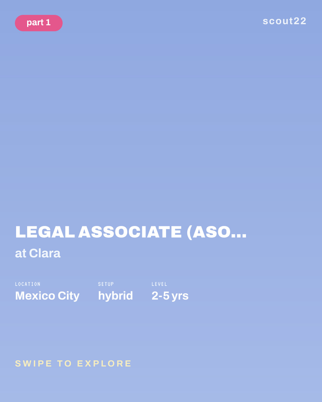 Legal Associate (Asociado Legal) - Mexico City (Hybrid) at Clara