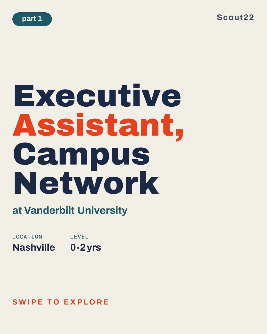 Executive Assistant, Campus Network at Vanderbilt University
