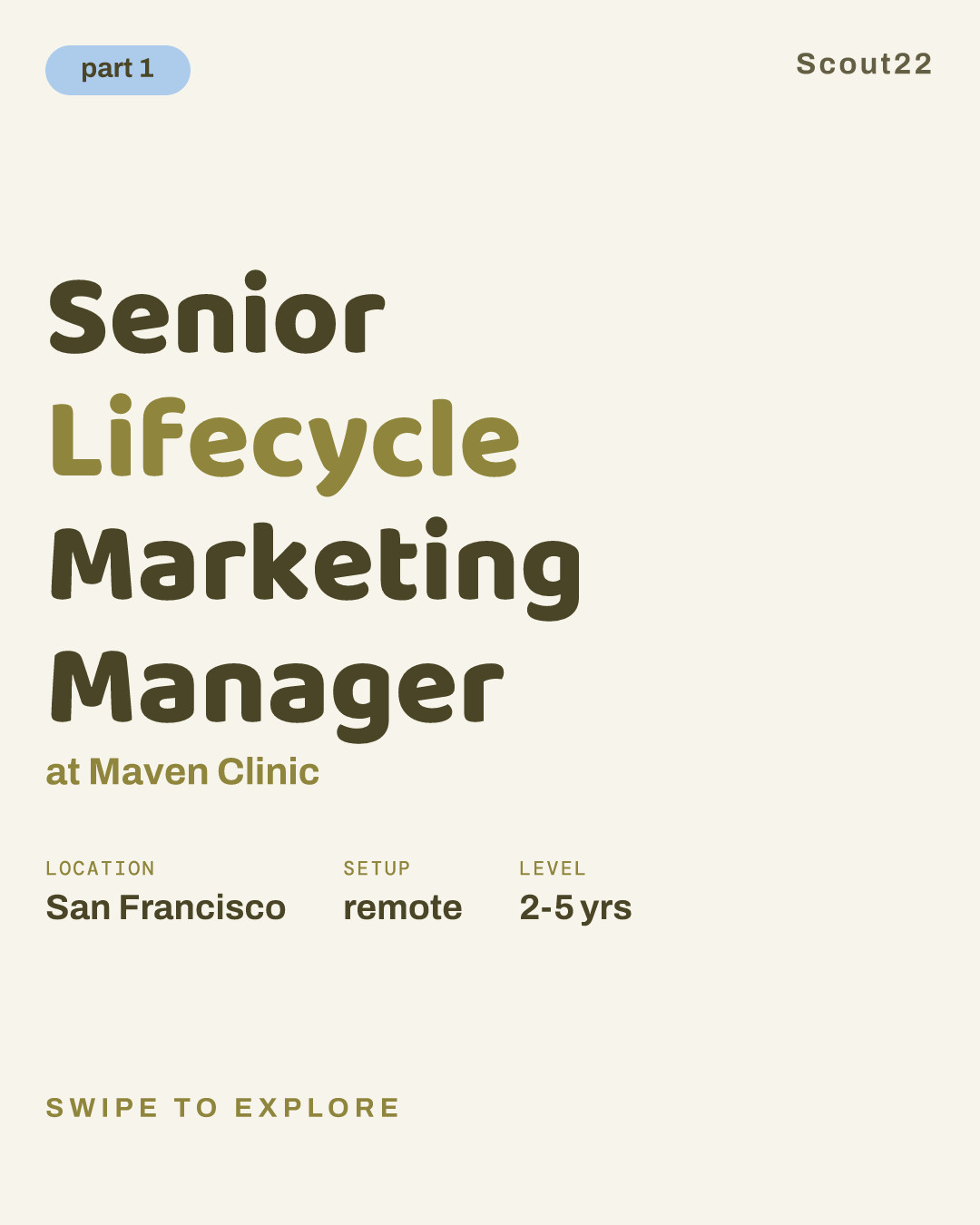 Senior Lifecycle Marketing Manager at Maven Clinic