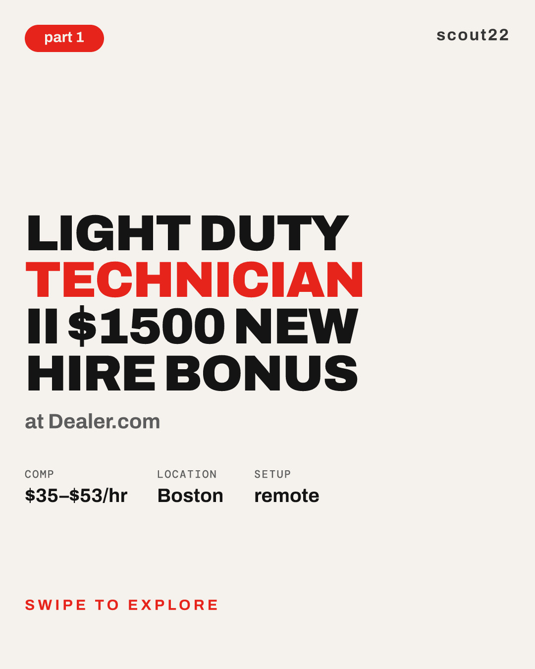 Light Duty Technician II $1500 New Hire Bonus at Dealer.com