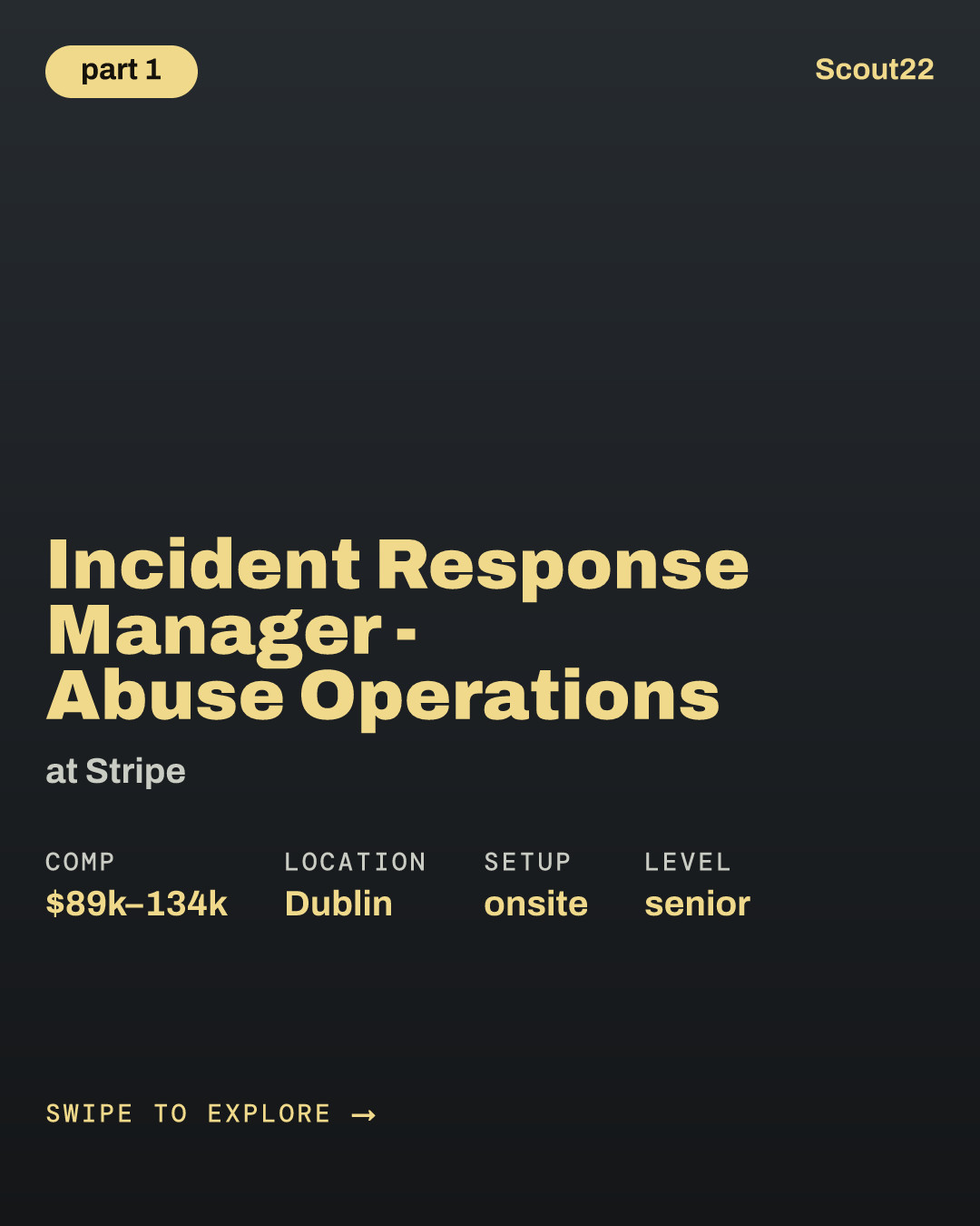 Incident Response Manager - Abuse Operations at Stripe