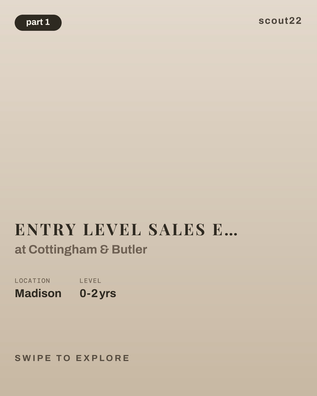 Entry Level Sales Executive - Risk Management at Cottingham & Butler