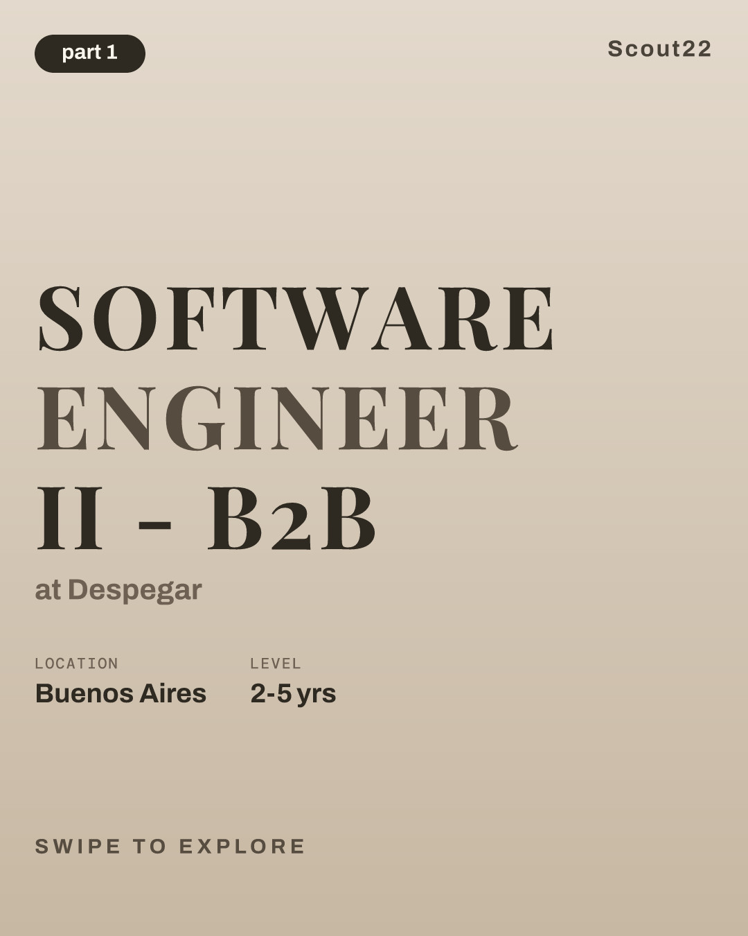 Software Engineer II - B2B at Despegar