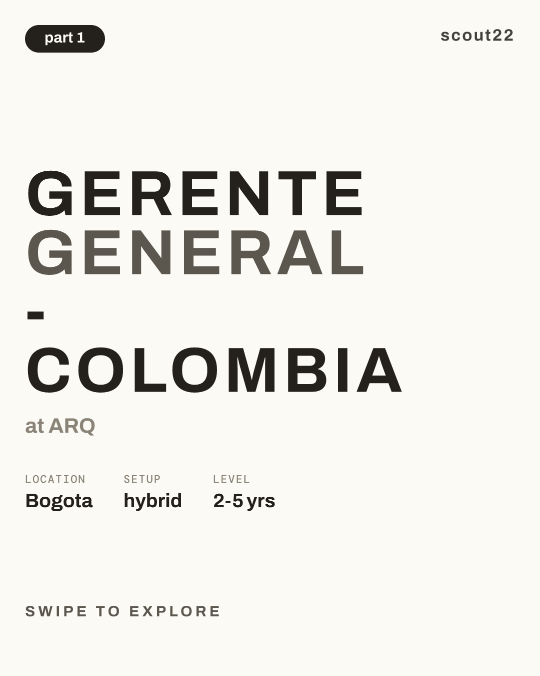 Gerente General - Colombia at ARQ
