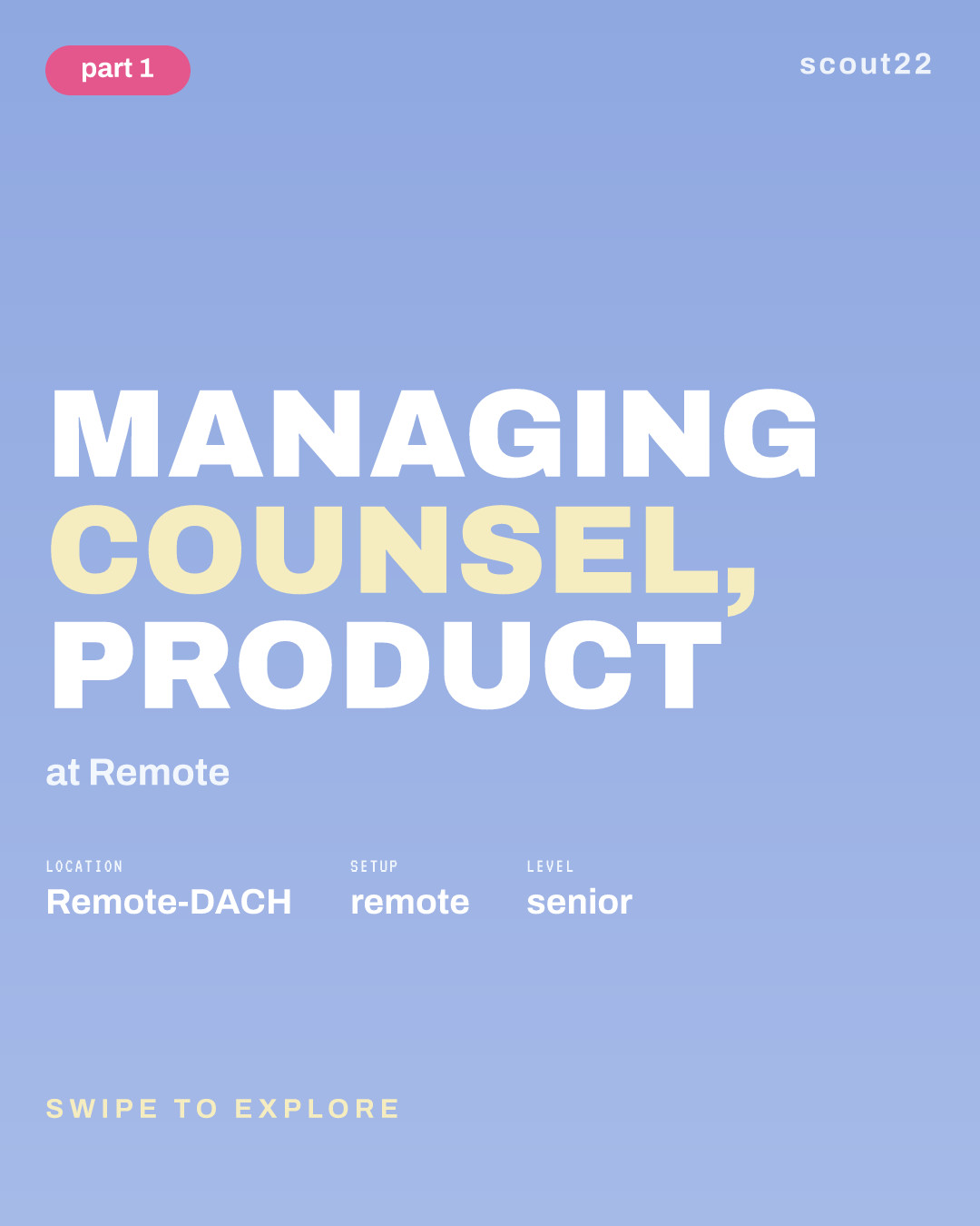 Managing Counsel, Product at Remote