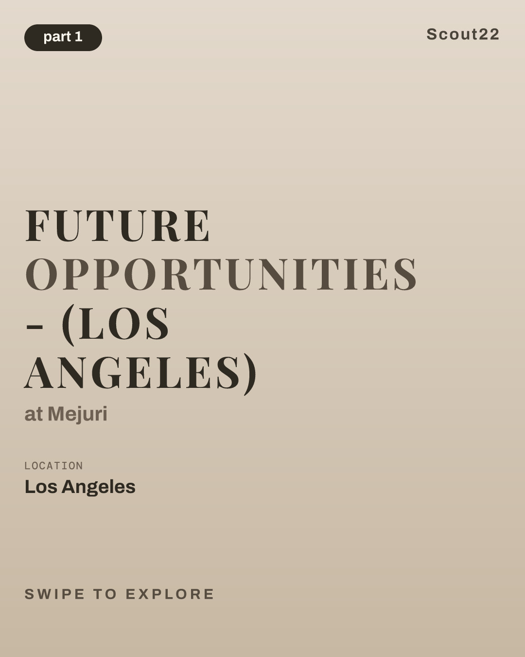 Future Opportunities - (Los Angeles) at Mejuri