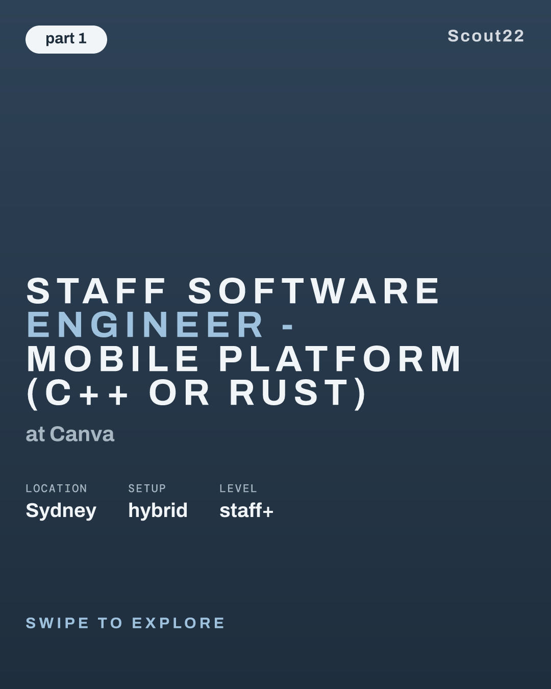 Staff Software Engineer - Mobile Platform (C++ or Rust) at Canva