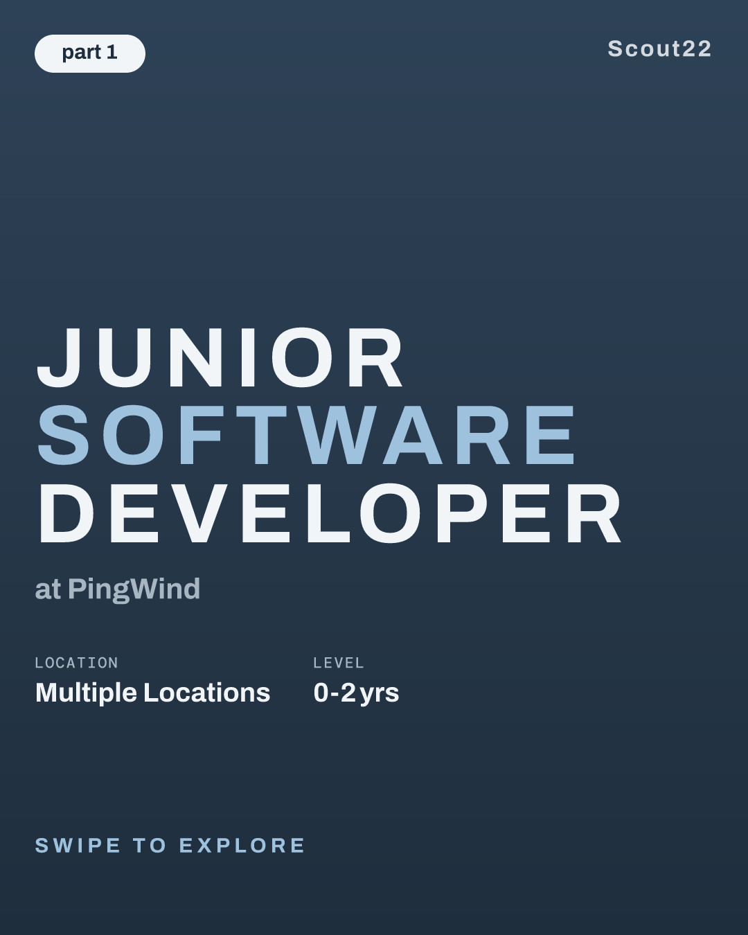 Junior Software Developer at PingWind