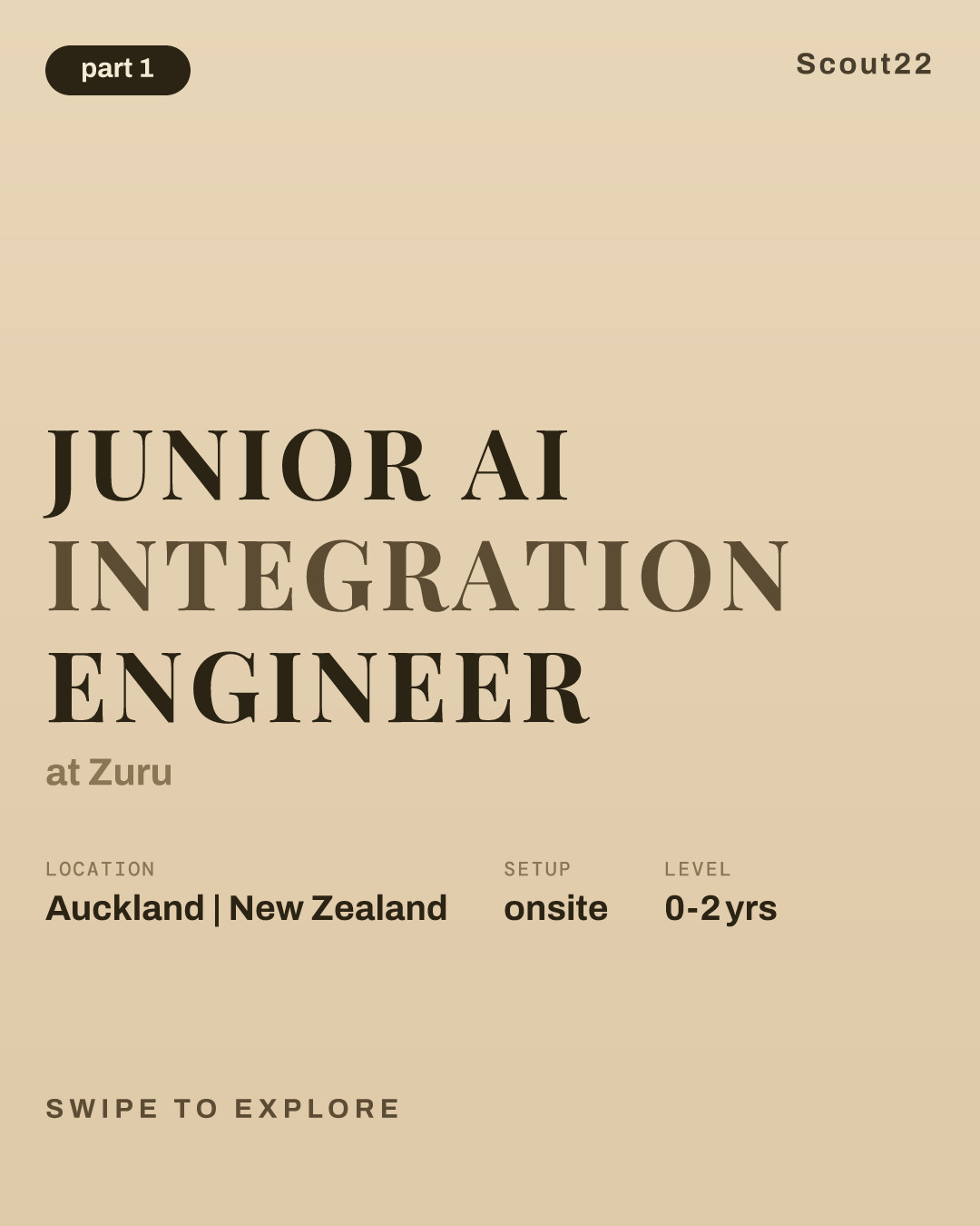 Junior AI Integration Engineer at Zuru