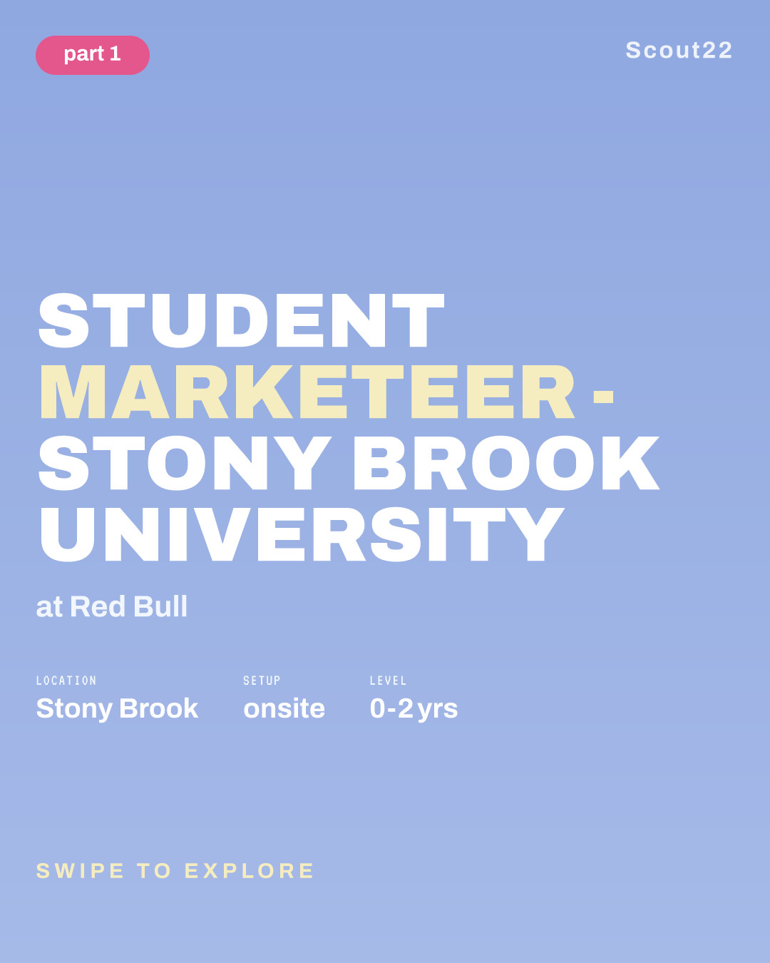 Student Marketeer - Stony Brook University at Red Bull