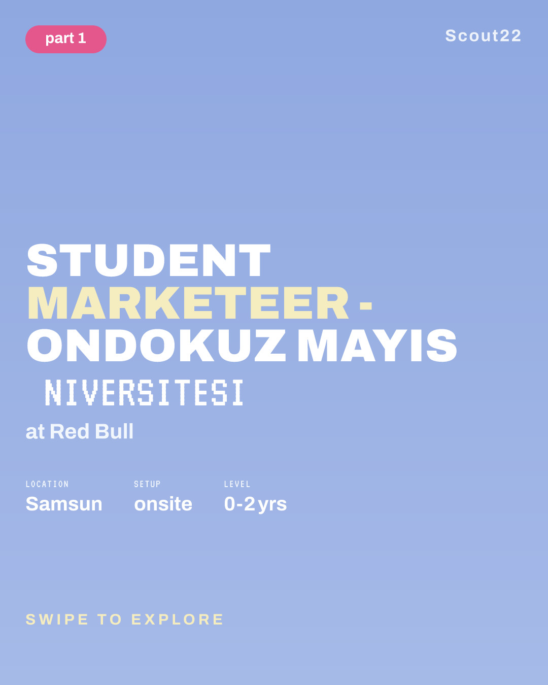 Student Marketeer - Ondokuz Mayıs Üniversitesi at Red Bull