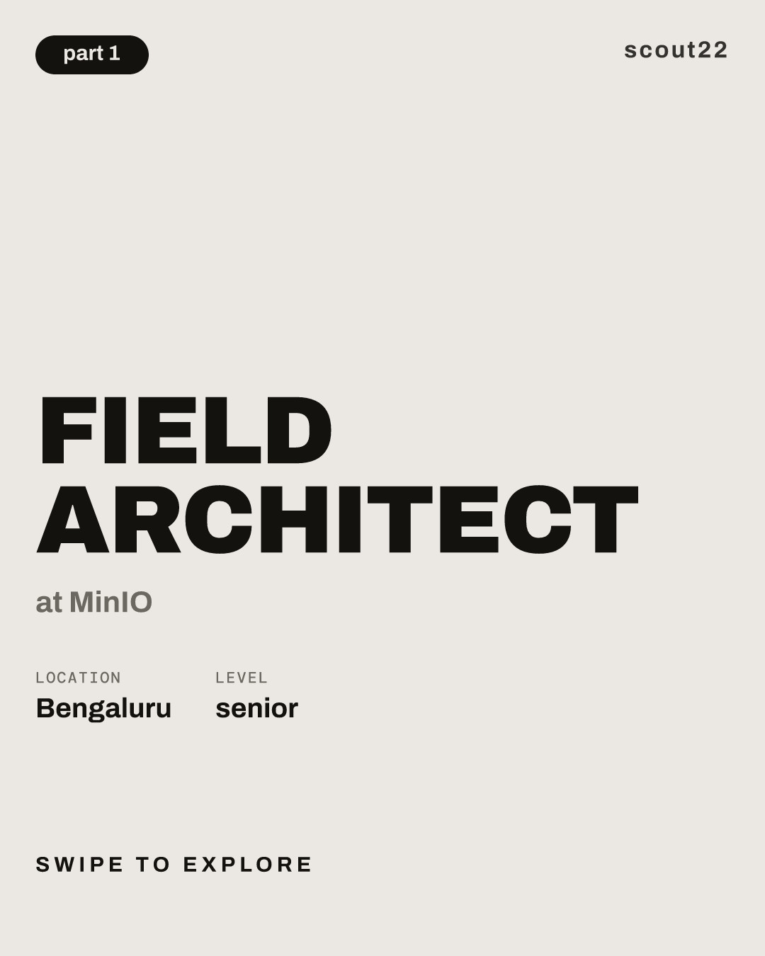Field Architect at MinIO