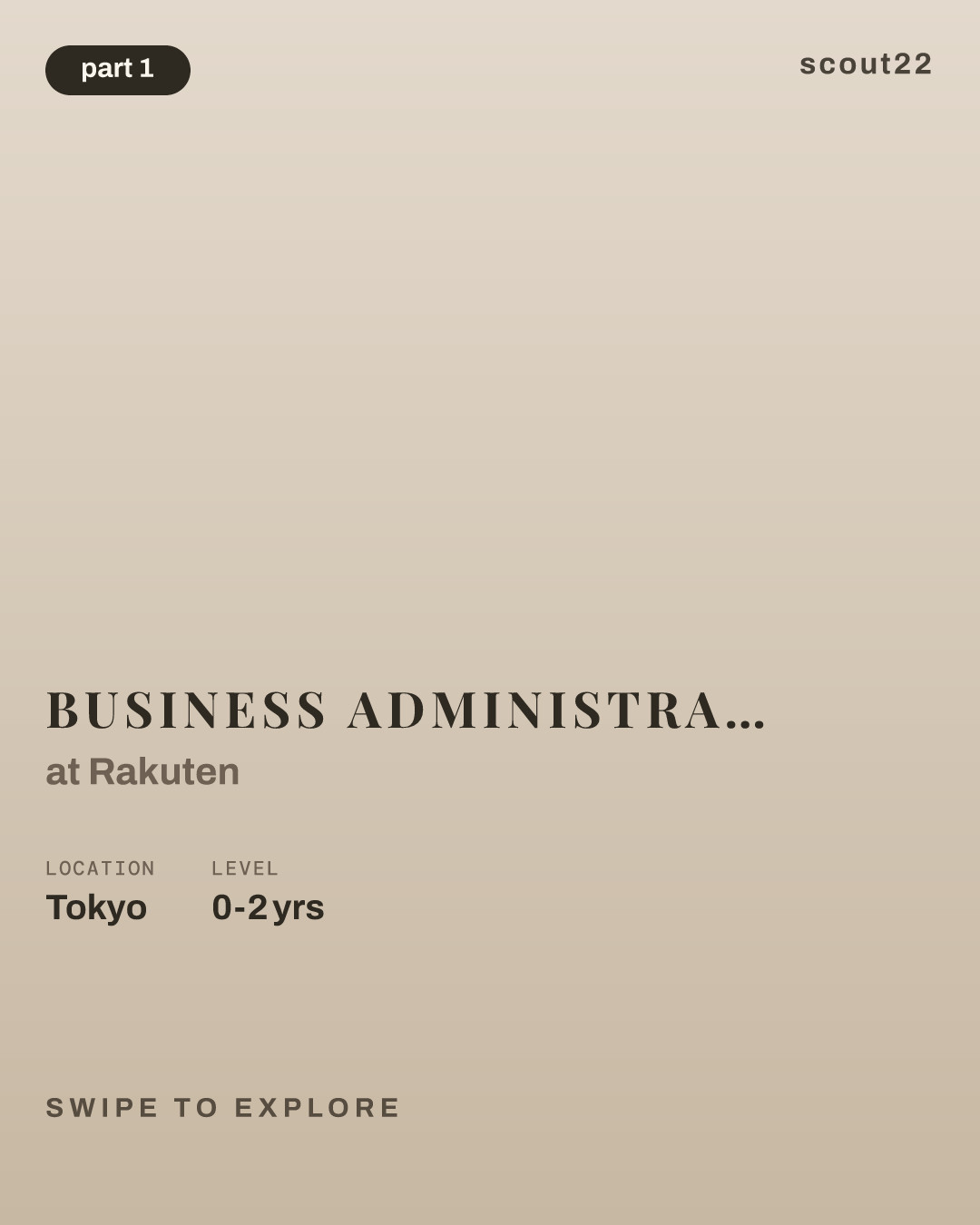 Business Administration & General Affairs Specialist , General Affairs Team , Human Resources & General Affairs Group - Business Management Section , Business Operations Department , Area Business Supervisory Department at Rakuten