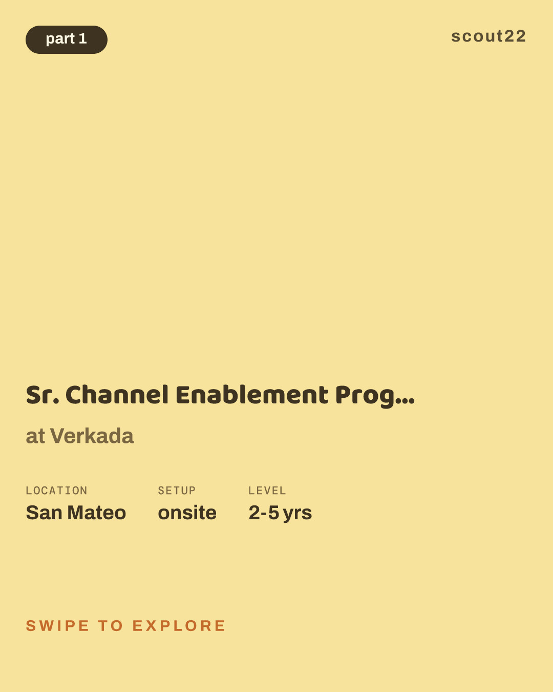 Sr. Channel Enablement Program Manager at Verkada