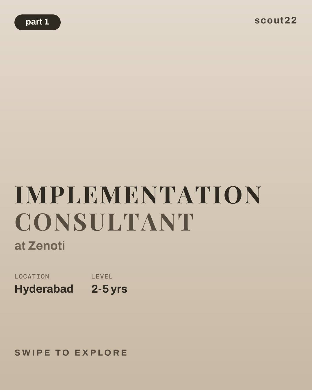 Implementation Consultant at Zenoti