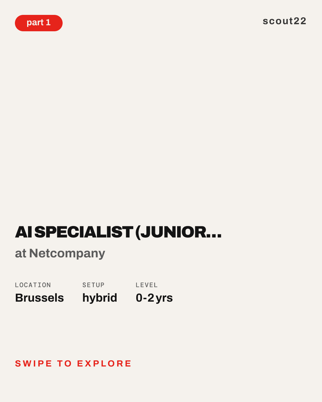 AI Specialist (Junior - Medior) at Netcompany