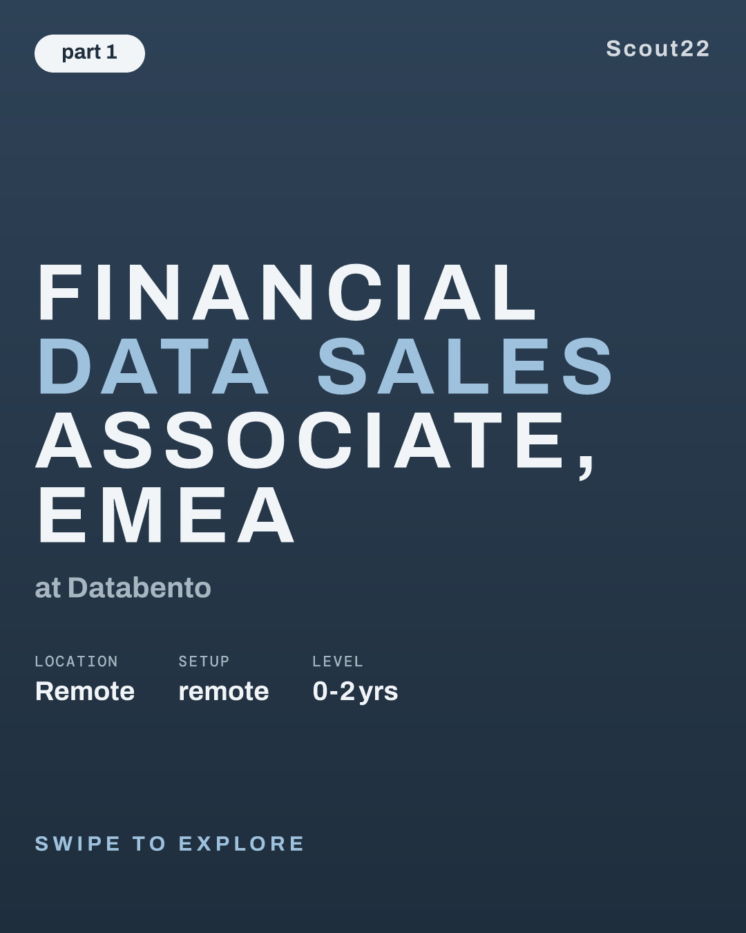 Financial Data Sales Associate, EMEA at Databento