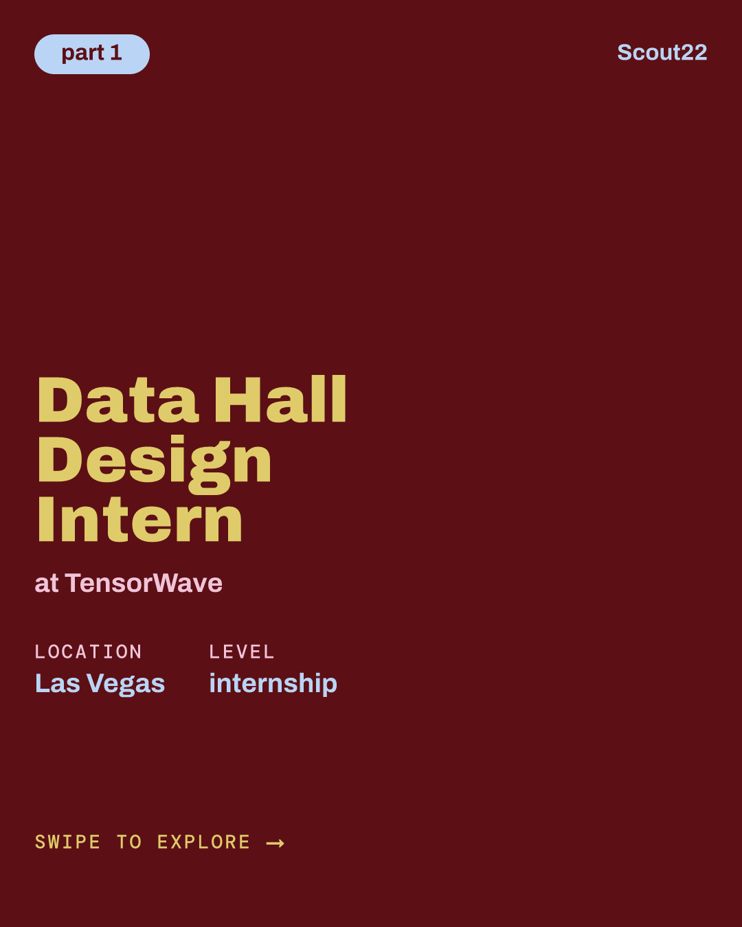 Data Hall Design Intern at TensorWave