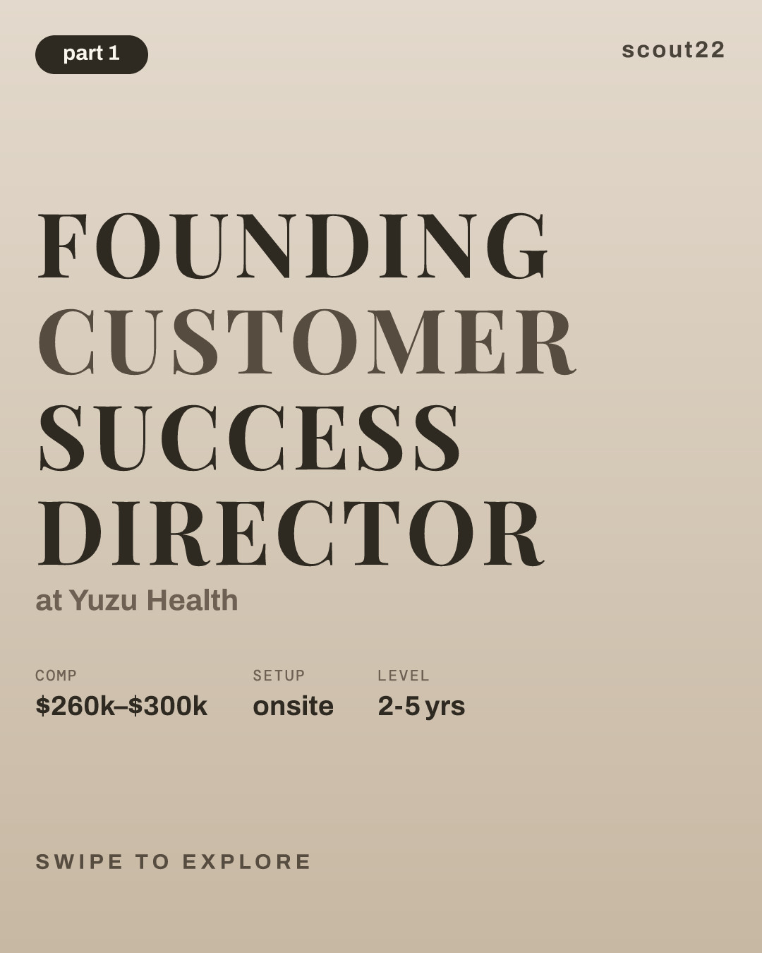 Founding Customer Success Director at Yuzu Health