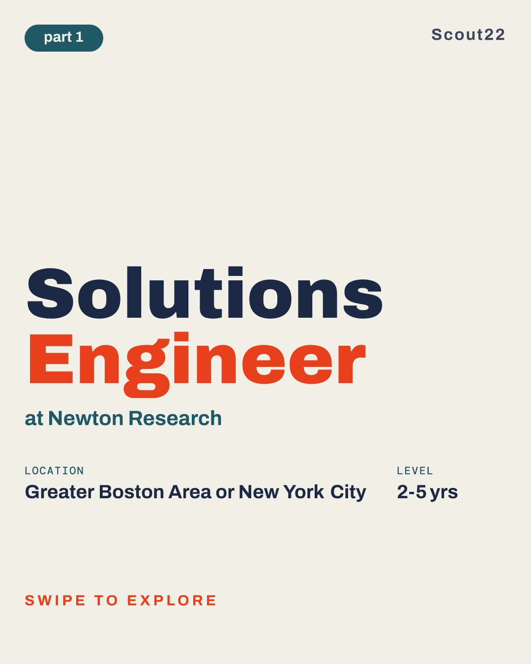 Solutions Engineer at Newton Research