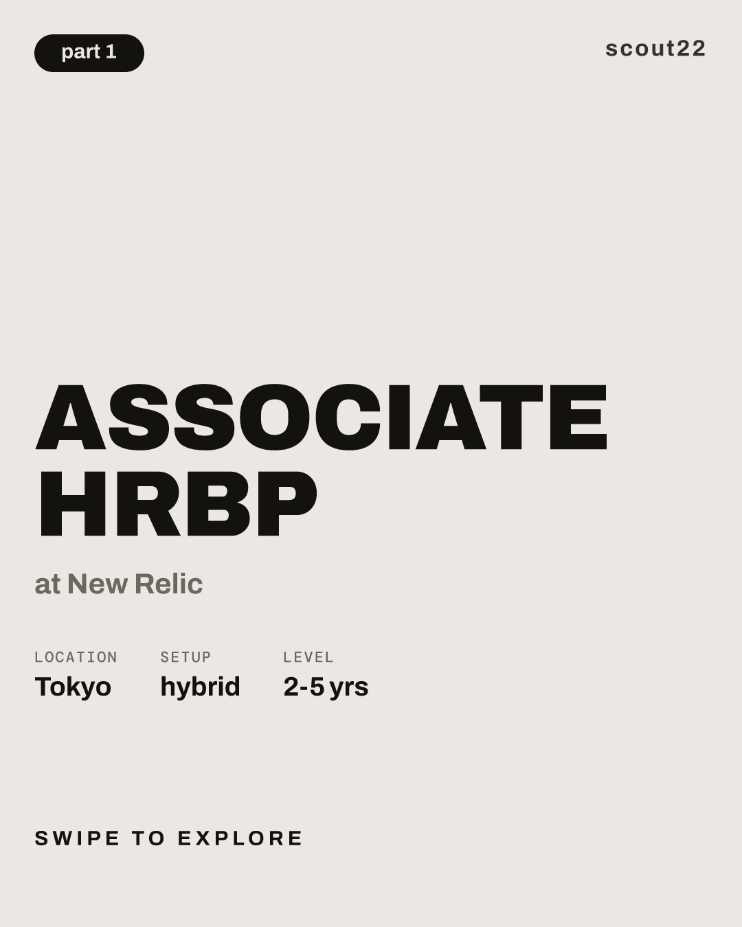 Associate HRBP at New Relic