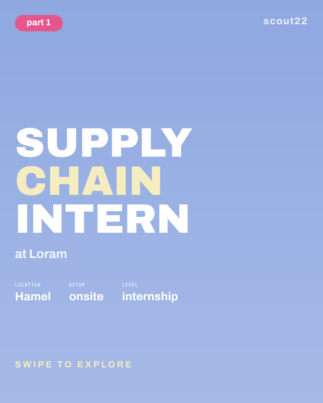 Supply Chain Intern at Loram
