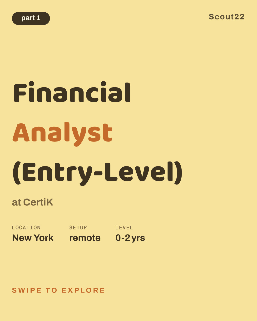 Financial Analyst (Entry-Level) at CertiK
