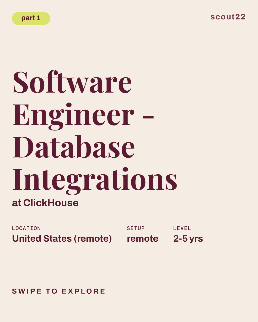 Software Engineer - Database Integrations at ClickHouse