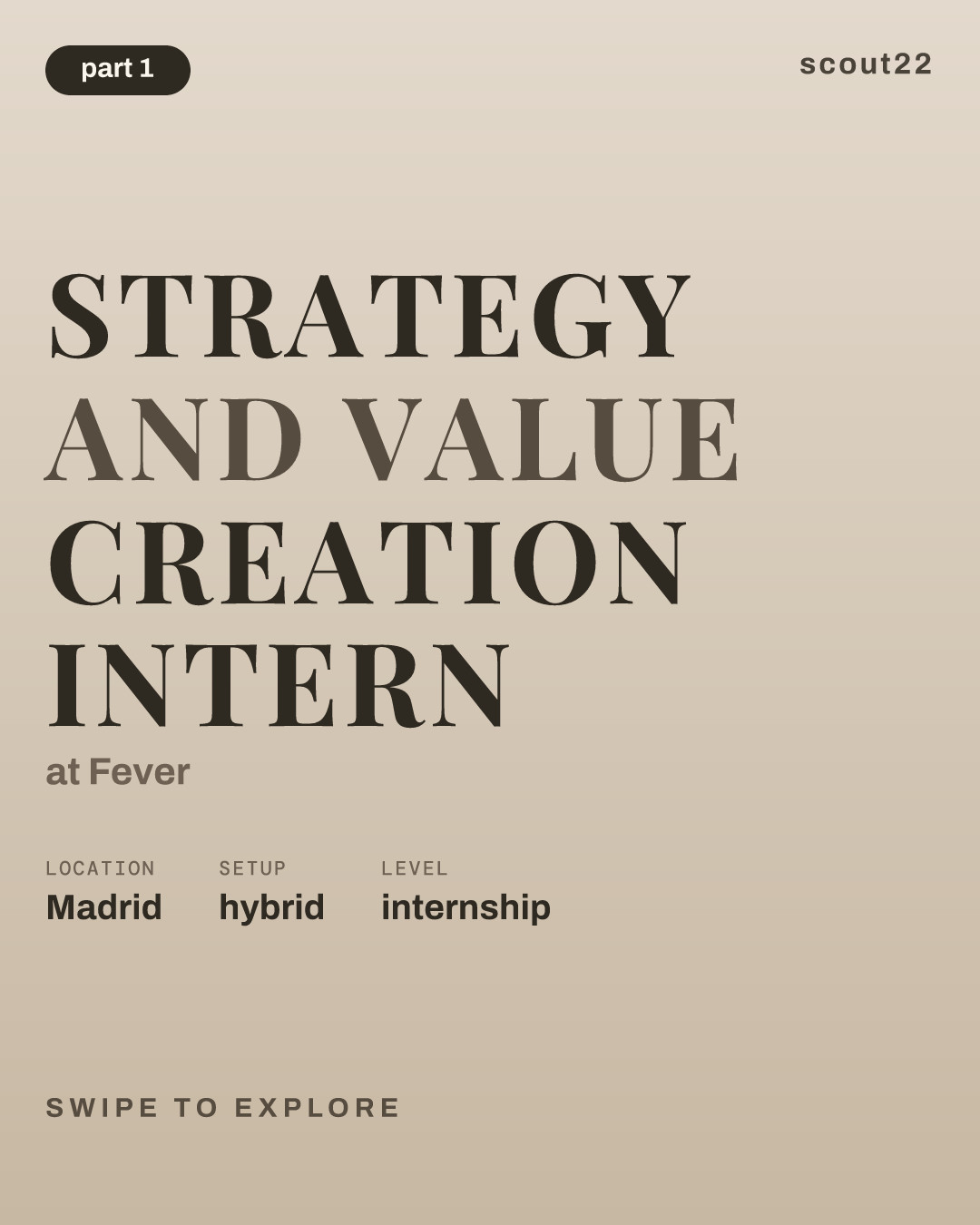 Strategy and Value Creation Intern at Fever