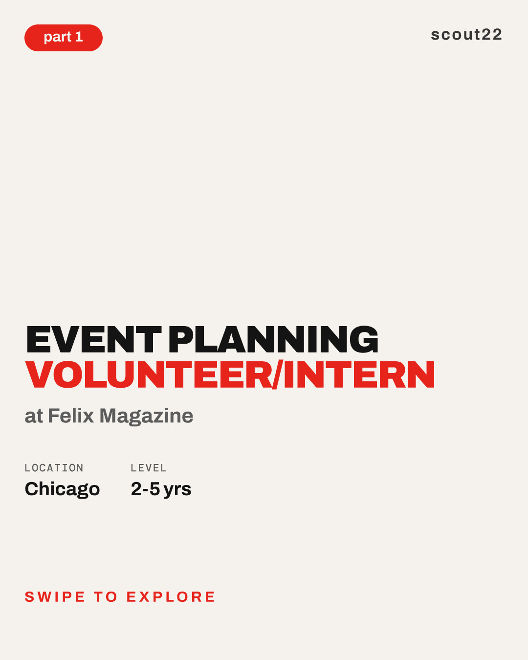 Event planning volunteer/Intern at Felix Magazine