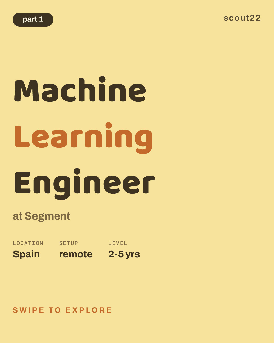 Machine Learning Engineer at Segment