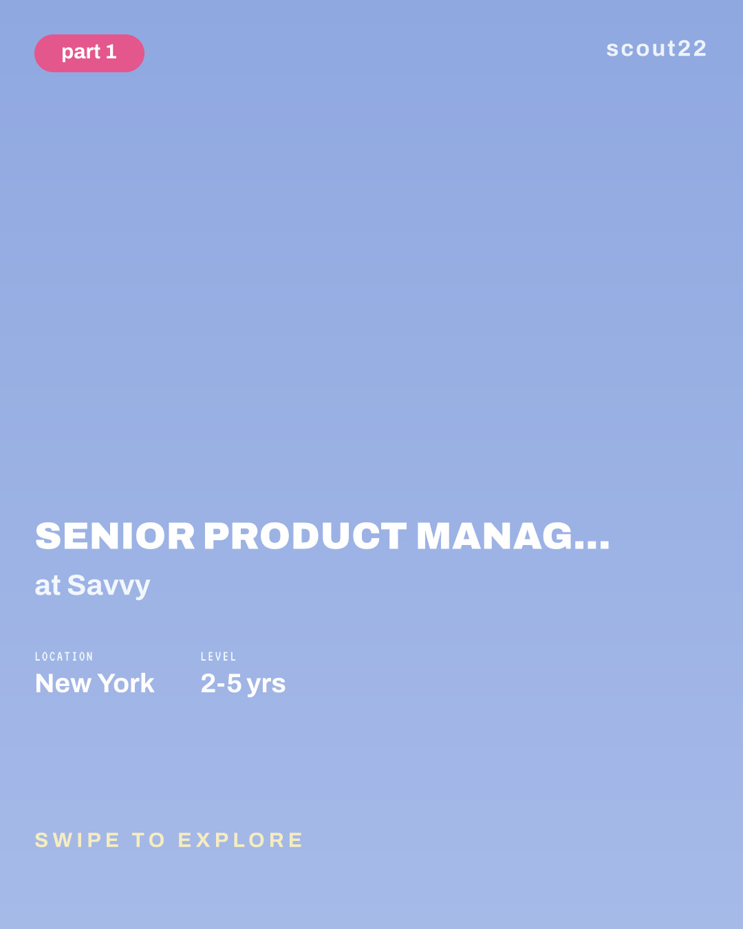 Senior Product Manager, Family Office at Savvy