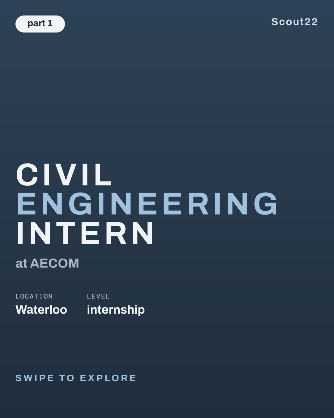 Civil Engineering Intern at AECOM