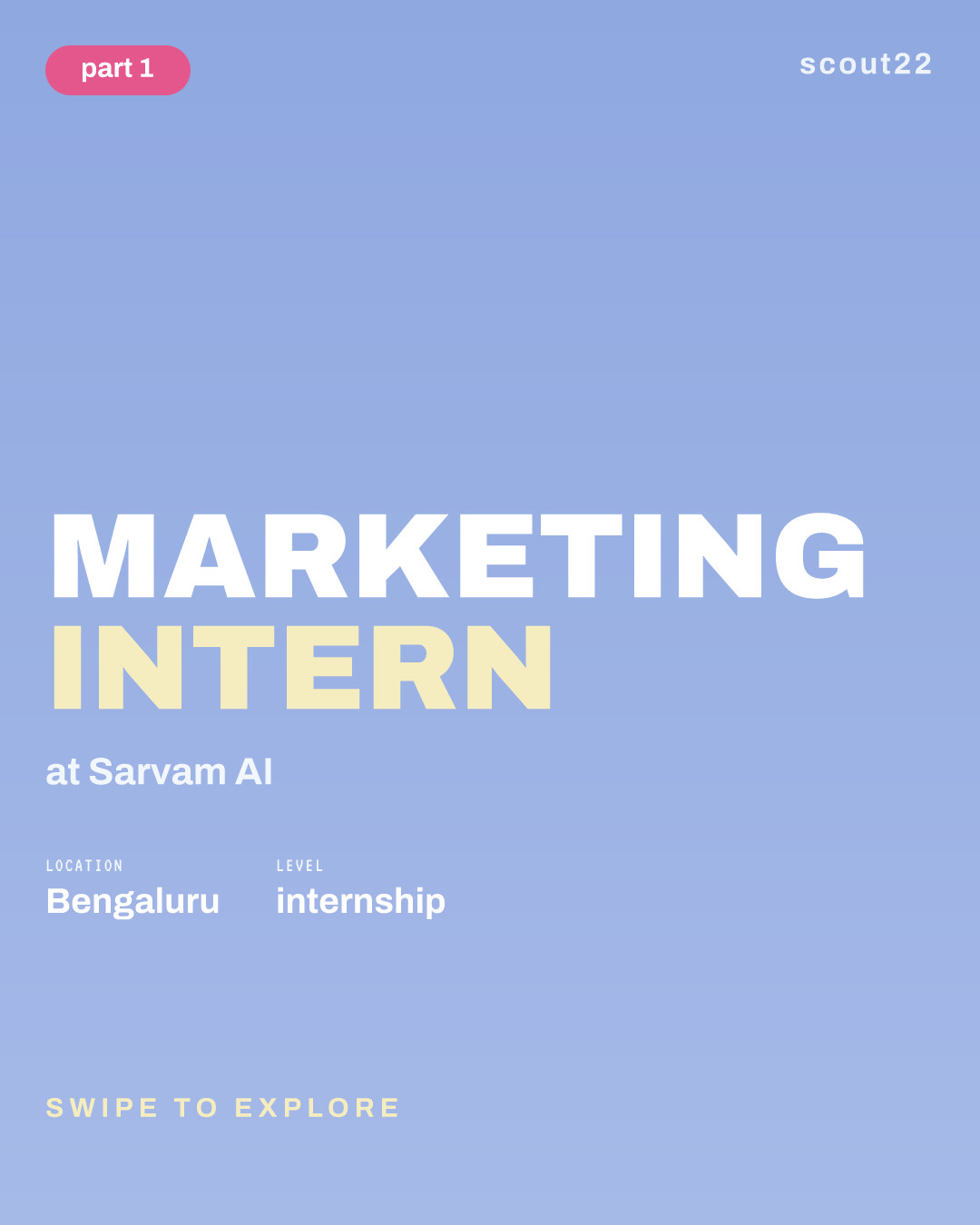Marketing Intern at Sarvam AI