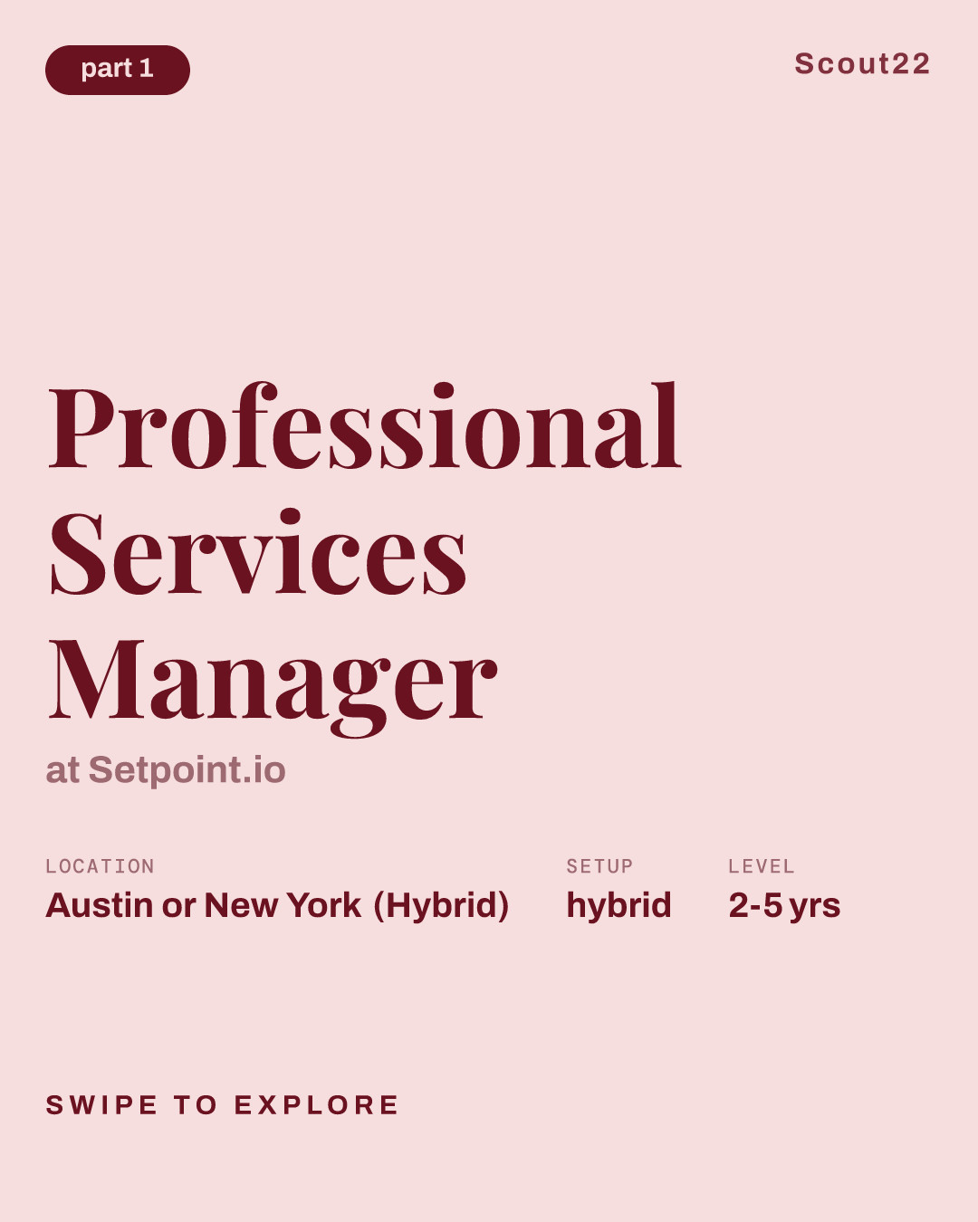 Professional Services Manager at Setpoint.io