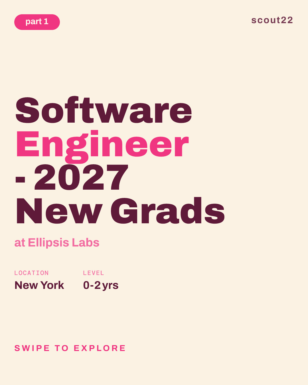 Software Engineer - 2027 New Grads at Ellipsis Labs